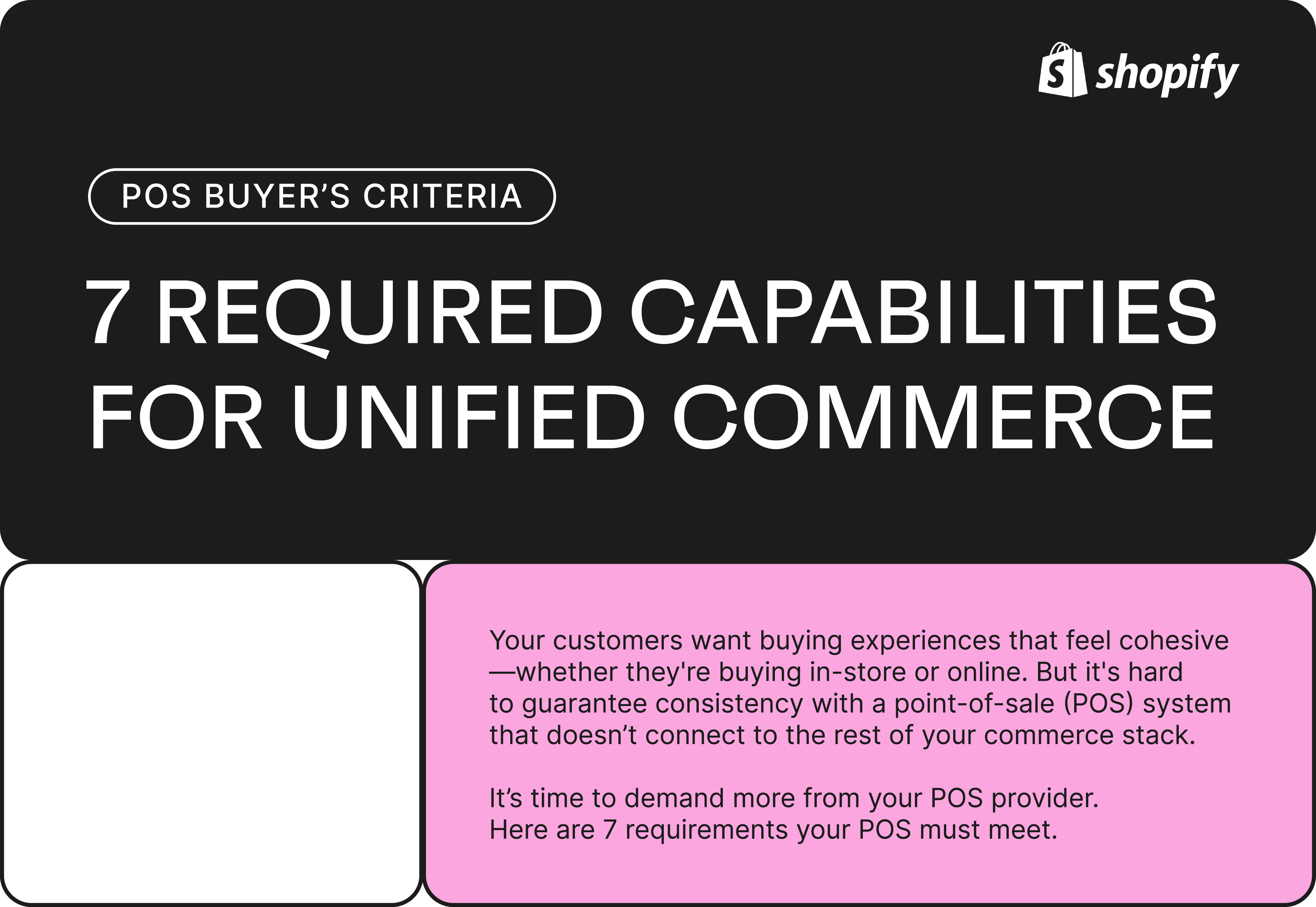 7 required capabilities for Unified Commerce