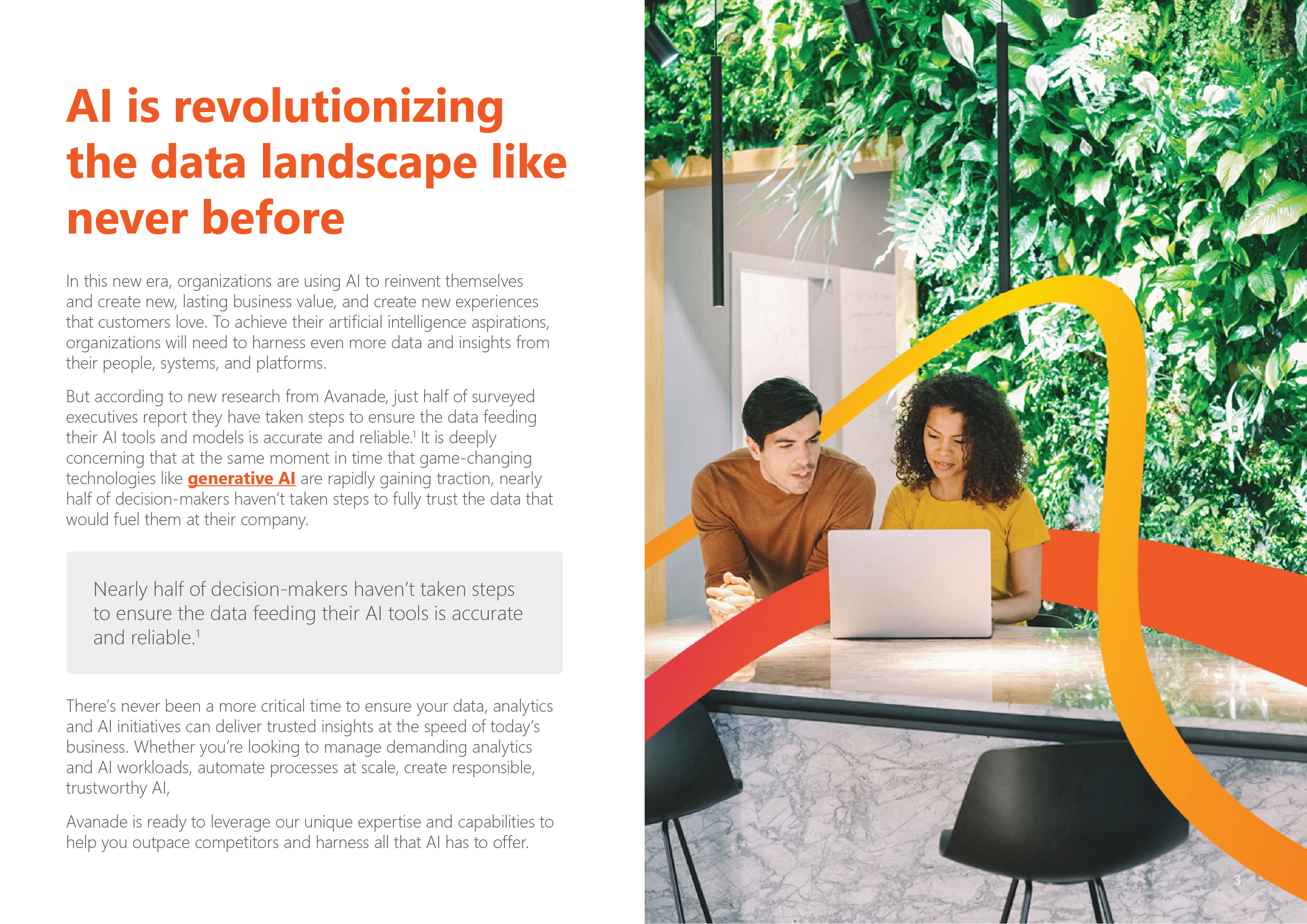 Accelerate your AI value with stronger data foundations